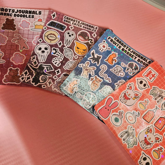 Anime Holo stickers